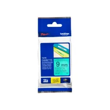 Labeltape Brother P-touch TZe-721 standaard 9mm zwart op groen