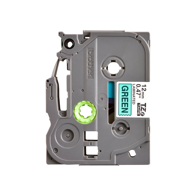 Labeltape Brother P-touch TZe-731 standaard 12mm zwart op groen