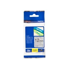 Labeltape Brother P-touch TZe-M931 metallic 12mm zwart op zilver
