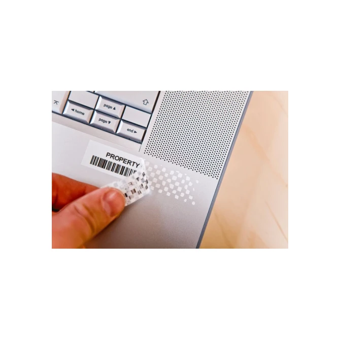 Labeltape Brother P-touch TZe-SE4 veiligheidstape 18mm zwart op wit