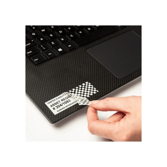 Labeltape Brother P-touch TZe-SE5 veiligheidstape 24mm zwart op wit