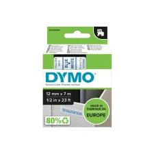 Labeltape Dymo LabelManager D1 polyester 12mm blauw op wit