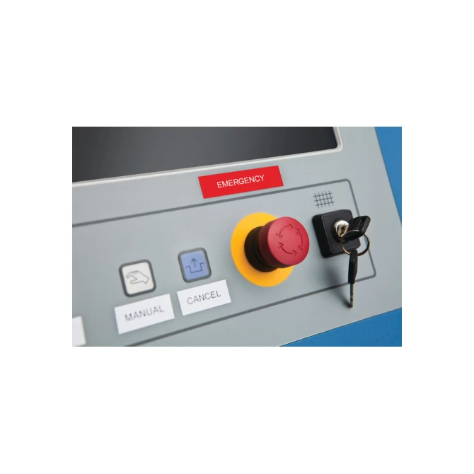 Labeltape Dymo LabelManager D1 polyester 12mm wit op rood