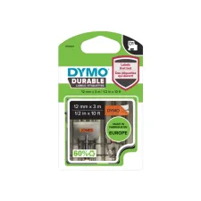 Labeltape Dymo LabelManager D1 polyester 12mm zwart op oranje