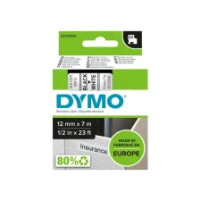 Labeltape Dymo LabelManager D1 polyester 12mmx7m zwart op wit