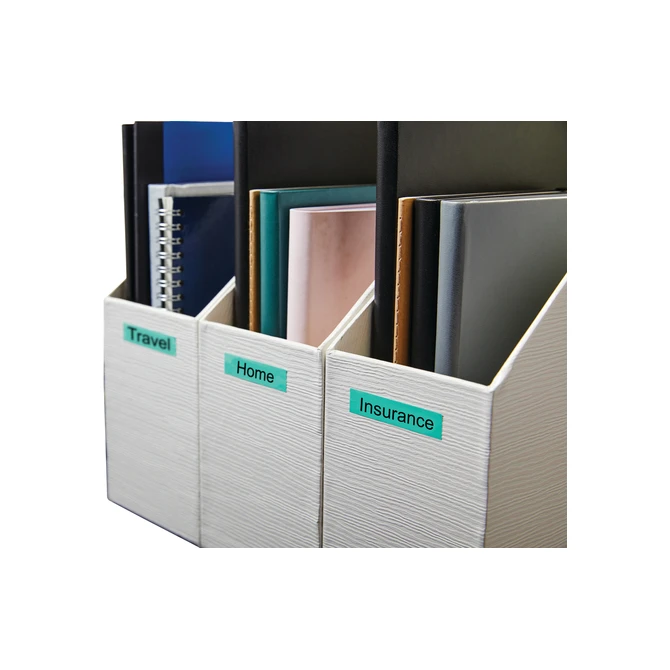 Labeltape Dymo LabelManager D1 polyester 19mm zwart op groen