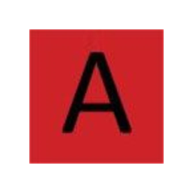 Labeltape Dymo LabelManager D1 polyester 19mm zwart op rood