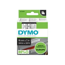 Labeltape Dymo LabelManager D1 polyester 19mmx7m zwart op wit