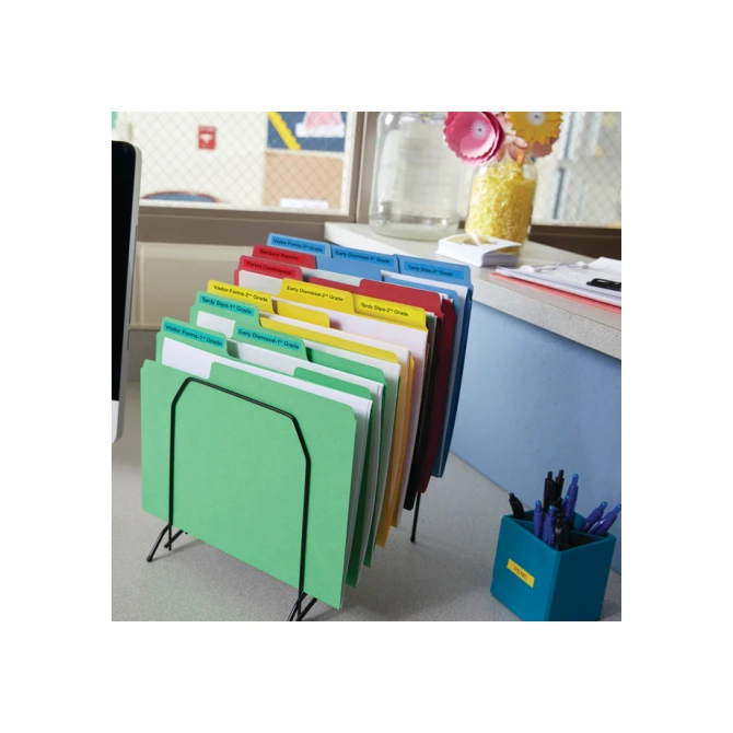 Labeltape Dymo LabelManager D1 polyester 24mm zwart op geel