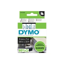 Labeltape Dymo LabelManager D1 polyester 9mm blauw op wit
