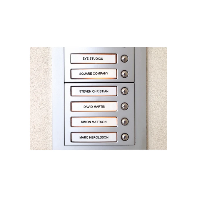 Labeltape Dymo LabelManager D1 polyester 9mm zwart op wit 10 stuks