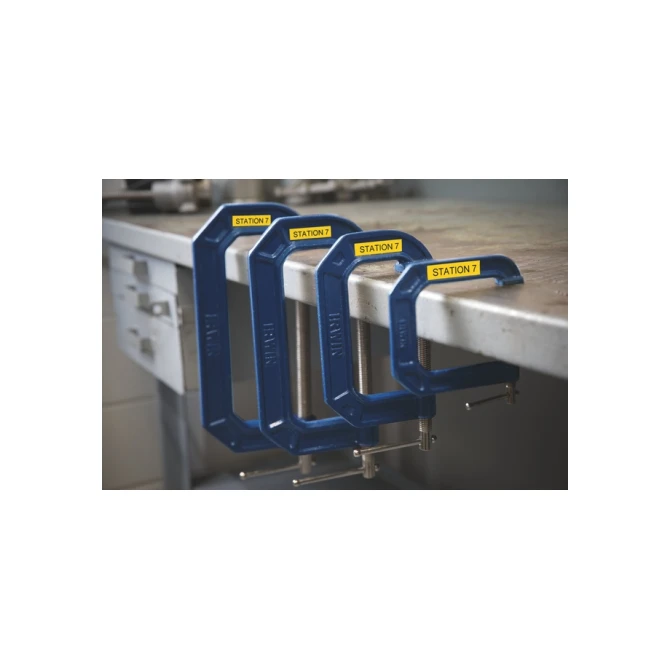 Labeltape Dymo XTL multifunctioneel 19mm zwart op wit
