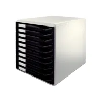 Ladenblok Leitz A4 10 laden zwart/wit