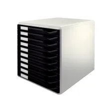 Ladenblok Leitz A4 10 laden zwart/wit Ladenblok Leitz A4 10 laden zwart/wit