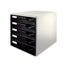 Ladenblok Leitz A4 5 laden zwart/wit Ladenblok Leitz A4 5 laden zwart/wit