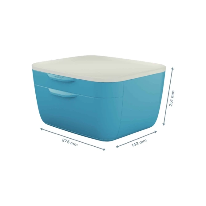 Ladenblok Leitz Cosy 2 laden blauw