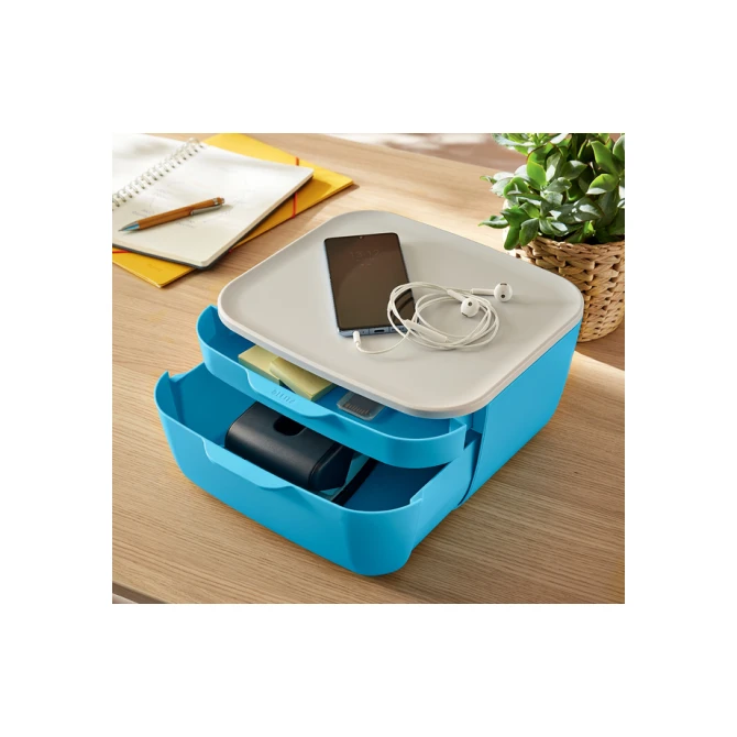 Ladenblok Leitz Cosy 2 laden blauw