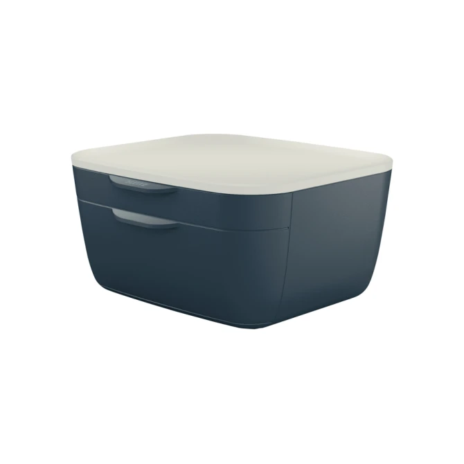 Ladenblok Leitz Cosy 2 laden grijs Ladenblok Leitz Cosy 2 laden grijs