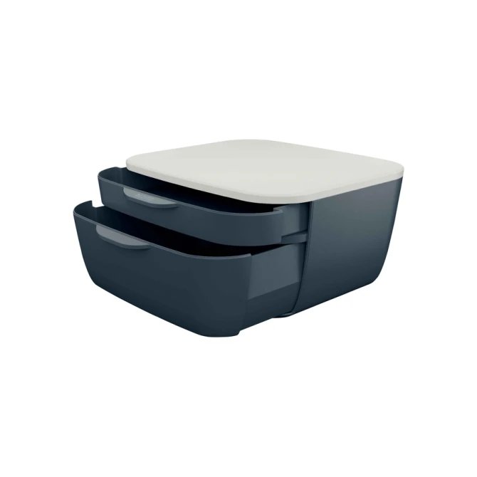 Ladenblok Leitz Cosy 2 laden grijs Ladenblok Leitz Cosy 2 laden grijs