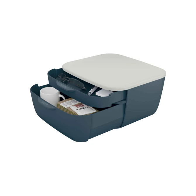 Ladenblok Leitz Cosy 2 laden grijs Ladenblok Leitz Cosy 2 laden grijs