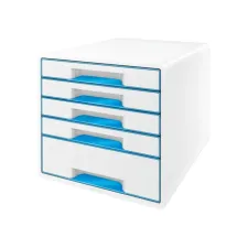 Ladenblok Leitz WOW 5 laden wit/blauw Ladenblok Leitz WOW 5 laden wit/blauw