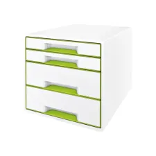 Ladenblok Leitz WOW CUBE 4 laden wit/groen Ladenblok Leitz WOW CUBE 4 laden wit/groen