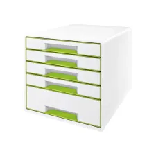 Ladenblok Leitz WOW CUBE 5 laden wit/groen Ladenblok Leitz WOW CUBE 5 laden wit/groen