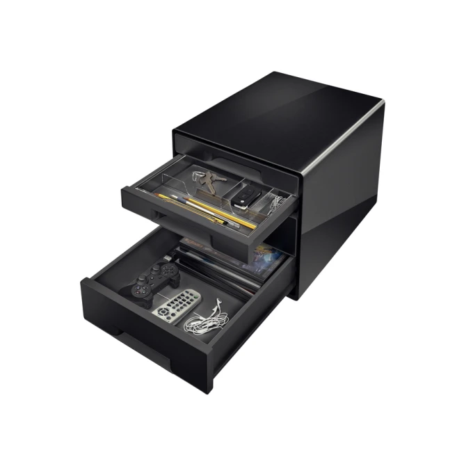 Ladenblok Leitz WOW CUBE A4 maxi 4 laden zwart
