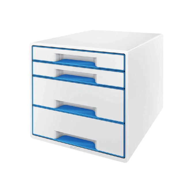 Ladenbox Leitz WOW 4 laden wit/blauw
