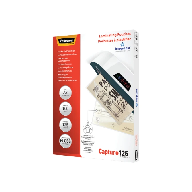Lamineerhoes Fellowes A3 2x125micron glans 100 stuks