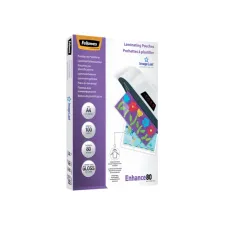 Lamineerhoes Fellowes A4 2x80micron glans 100 stuks Lamineerhoes Fellowes A4 2x80micron glans 100 stuks
