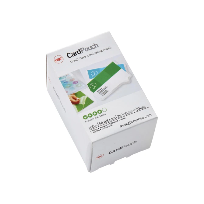 Lamineerhoes GBC 54x86mm 2x250micron creditcard 100 stuks