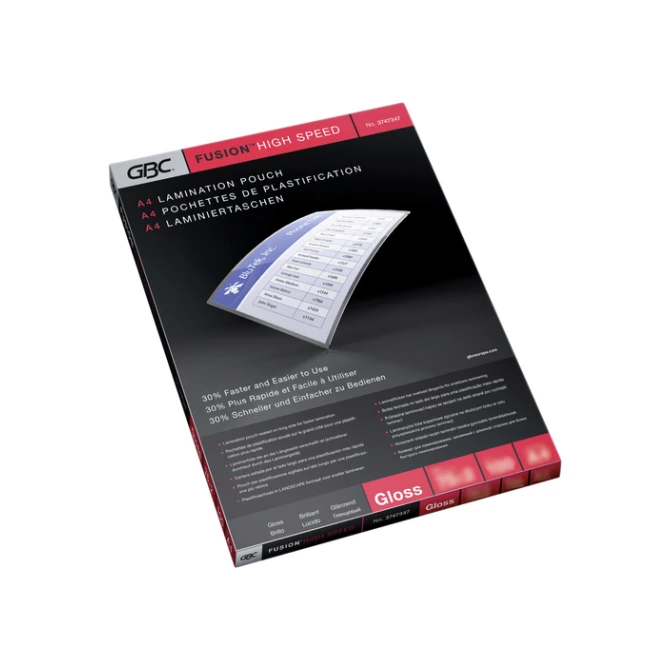 Lamineerhoes GBC A4 highspeed 2x75micron 100 stuks