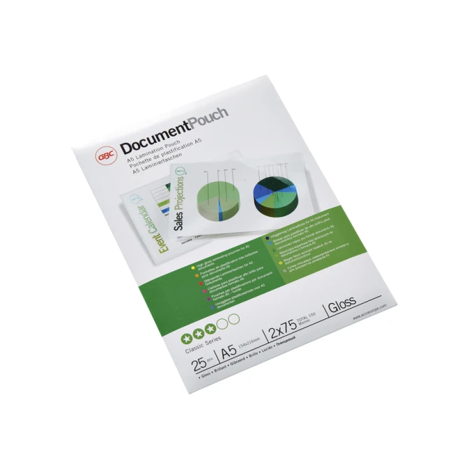 Lamineerhoes GBC A5 2x75micron 25 stuks
