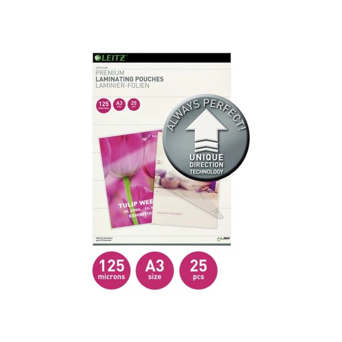 Lamineerhoes Leitz iLAM A3 2x125micron 25 stuks