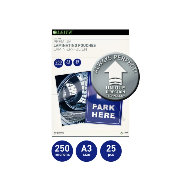 Lamineerhoes Leitz iLAM A3 2x250micron 25 stuks