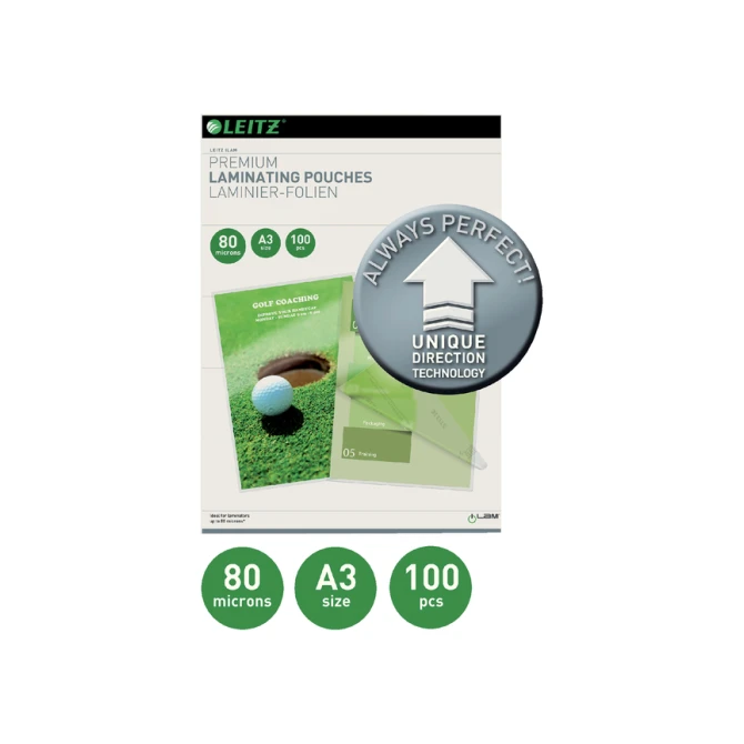 Lamineerhoes Leitz iLAM A3 2x80micron 100 stuks