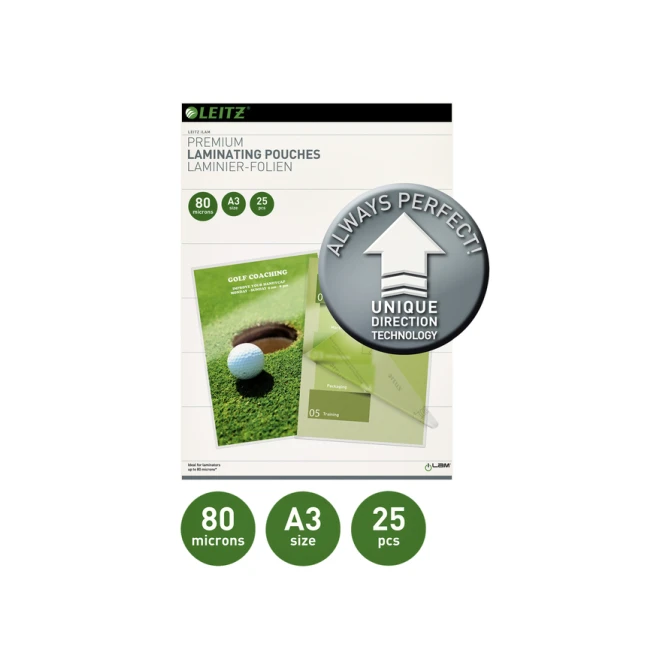 Lamineerhoes Leitz iLAM A3 2x80micron 25 stuks