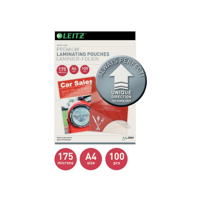 Lamineerhoes Leitz iLAM A4 2x175micron 100 stuks