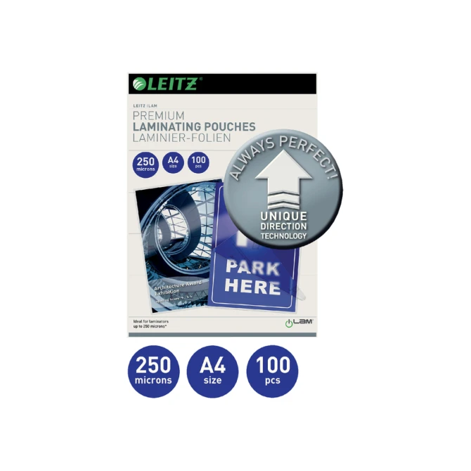 Lamineerhoes Leitz iLAM A4 2x250micron 100 stuks