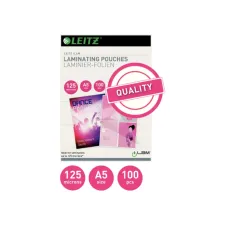 Lamineerhoes Leitz iLAM A5 2x125micron EVA 100stuks Lamineerhoes Leitz iLAM A5 2x125micron EVA 100stuks