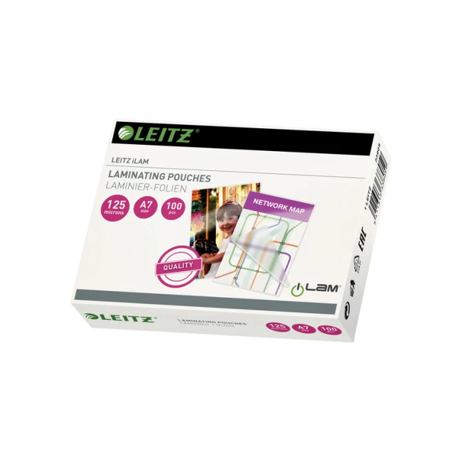 Lamineerhoes Leitz iLAM A7 2x125micron EVA 100 stuks