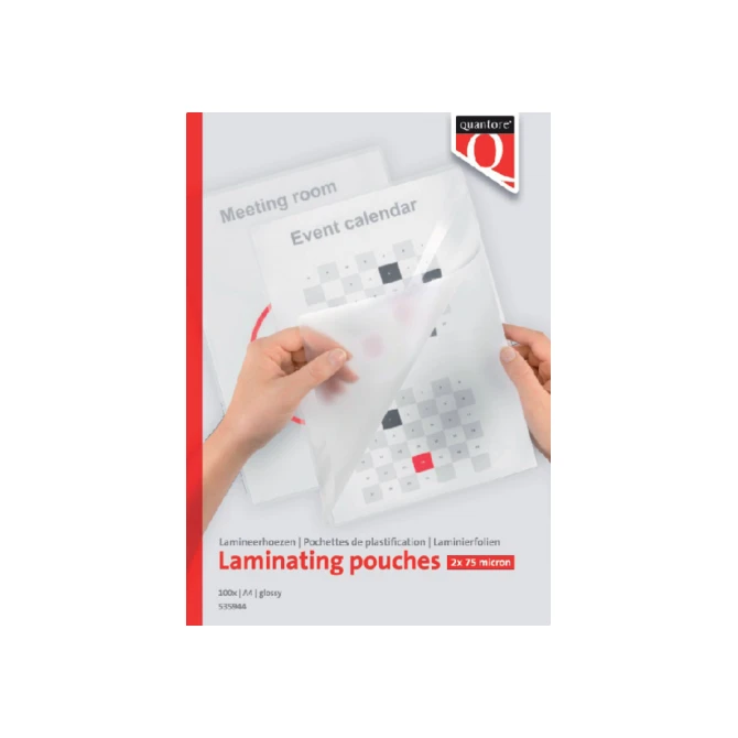 Lamineerhoes Quantore A4 2x75micron 100 stuks