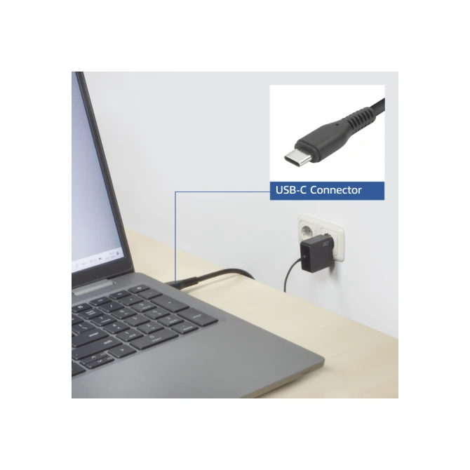 Laptop Oplader ACT USB-C Power Delivery 65W 2mtr