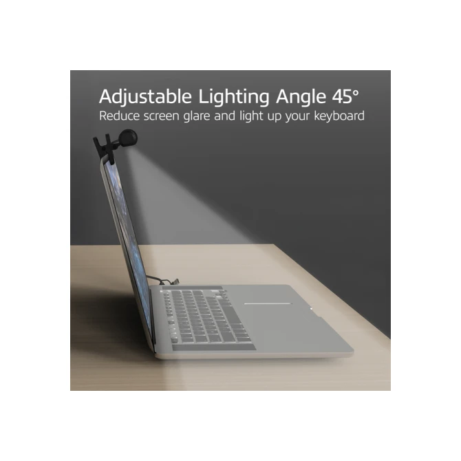 Laptoplamp ACT Clip-on led dimbaar USB