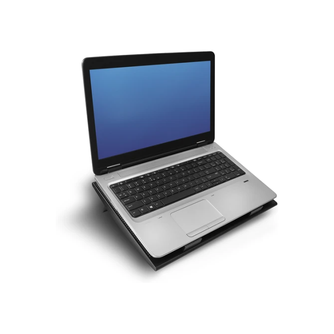 Laptopstandaard ACT 2 standen met ventilator 4-p hub