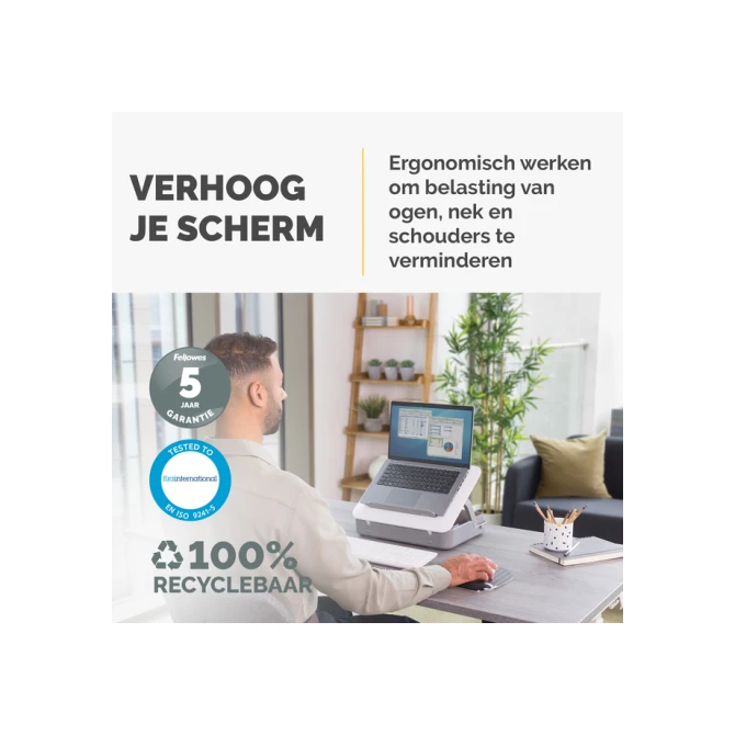 Laptopstandaard Draagtas Fellowes Breyta wit