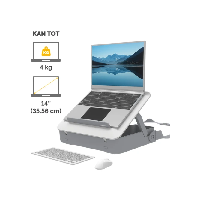 Laptopstandaard Draagtas Fellowes Breyta wit