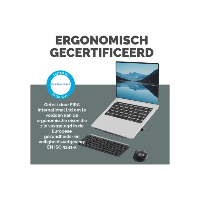 Laptopstandaard Fellowes Alumia zwart