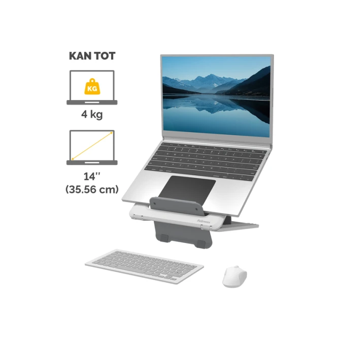 Laptopstandaard Fellowes Breyta wit